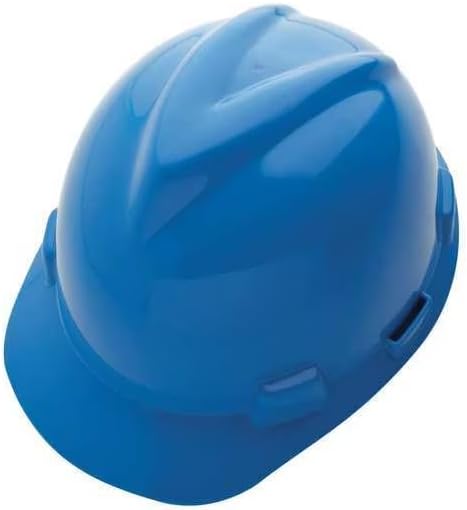 Hard Hat, Polyethylene, 4 Point Pinlock, Type 1, Class E, Blue, Mfr: 10150221-A