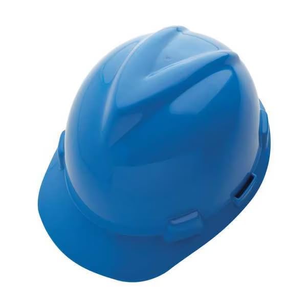 Hard Hat, Polyethylene, 4 Point Pinlock, Type 1, Class E, Blue, Mfr: 10150221-A