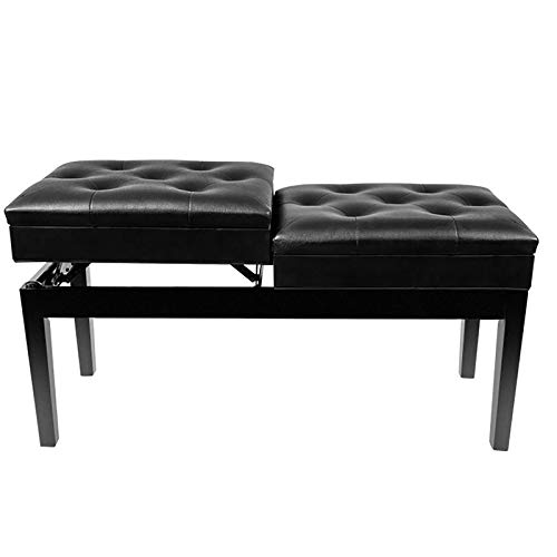 Tabouret de piano, tabouret de coiffeuse tabouret de piano double avec rangement tabouret de piano réglable banc adultes et enfants réglage de la hauteur de combat : 48-58 cm noir mat Everything is - Les Beatles, Paul McCartney, John Lennon, RIngo Starr, George Harrison Tabouret de piano, tabouret de coiffeuse tabouret de piano double avec rangement tabouret de piano réglable banc adultes et enfants réglage de la hauteur de combat : 48-58 cm noir mat Everything is