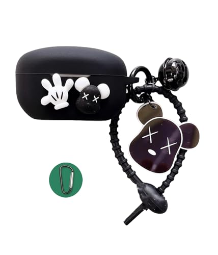 Compatible with WF-1000XM5 �P�[�X �J�o�[ ���� �؍� �I�V���� �L�����N�^�[ �A�j�� WF-1000XM4�p�P�[�X �C���z���P�[�X �ی�X���[�u �y�� �S�ʕی� ���E�ȒP �ϏՌ� �J���r�i�t (WF-1000XM5 �P�[�X,B