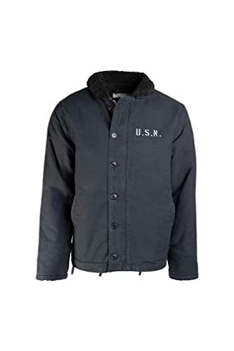 Campeggio Mil-Tec US Navy Deck Jacket N-1 Blu scuro Taglia, nero, S