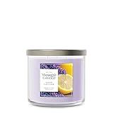 Yankee Candle 3 Wick Candle Jar, Scented Candle with up to 40 Hours of Burn Time, Premium Plant Wax Blend for Consistent Long Lasting Scent from First to Last Burn, Lemon Lavender