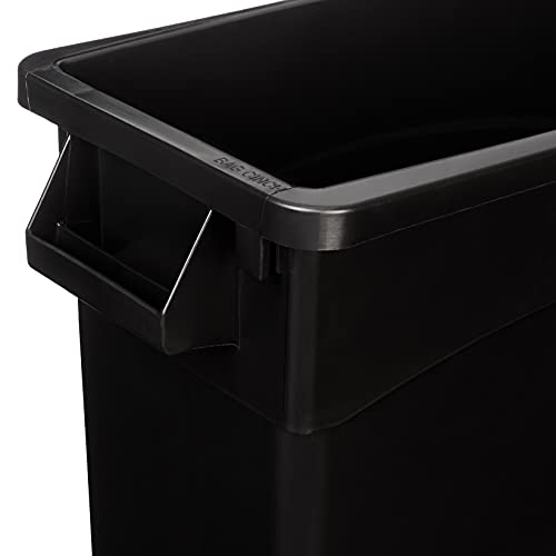Amazon Basics H8322BK-A2 Rectangular Commercial Slim Trash Can thumb #2