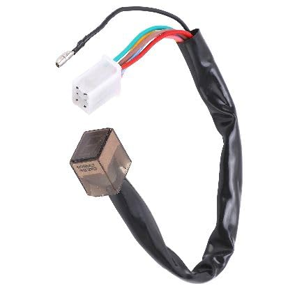 Universal Motorcycle Gear Indicator - High Accuracy LED Digital Display with Shift Lever Sensor, 5-Speed Waterproof 12V