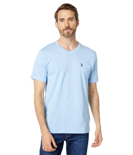 Image of U.S. Polo Assn. Men's Solid V‑Neck T-Shirt
