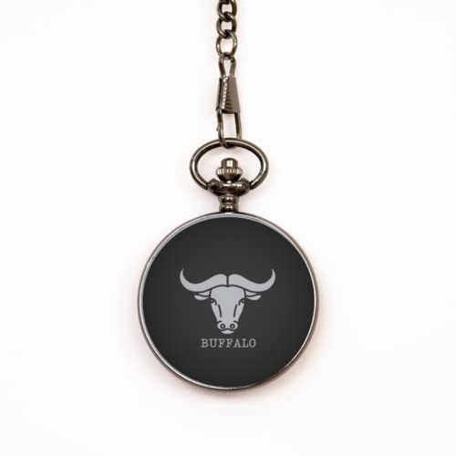 Charm Bull, Longhorn Head Pocket Watch | Animal Charm Pocket Watch. Never Fade. Adjustable. Family Pocket Watch. Christmas for him&her. Unique for Birthday, Valentine, Congratulations.
