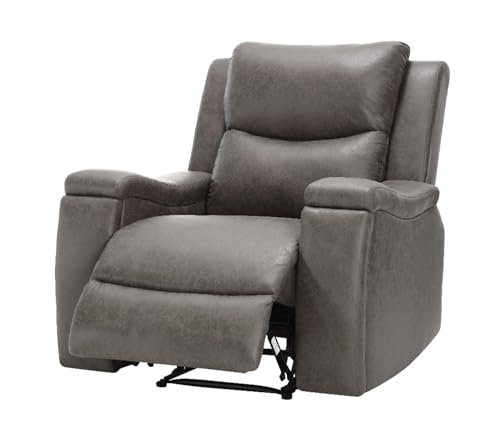 mymai Sofagarnitur, Polstergarnitur 3tlg, Grau Kunstleder, Sofa Mit Relaxfunktion, Couchgarnitur, Wohnzimmer Sofa, Couch, Sofa Set für Wohnzimmer – Bild 4