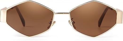 Retro Hexagon Sunglasses for Women and Men Trendy & Stylish Durable Metal Frame UV 400 Protection Lenses-picture-24