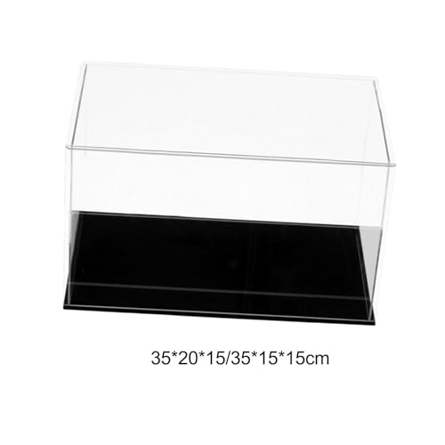 Image of ATORSE Clear Organizer Box Acrylic Display Case for Diecast Car Model Statues Dolls 35X20X15Cm