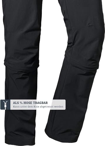 Schöffel Damen Pants Engadin1 Zip Off, schwarz, 17 – Ansicht 5