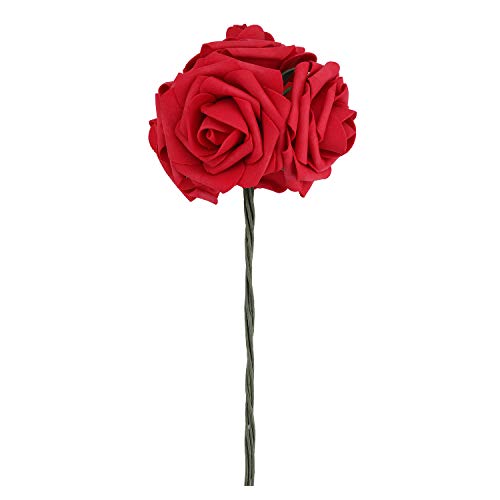 image for YSBER Roses Artificial Flowers - 25Pcs Big PE Foam Rose Artificial Flo