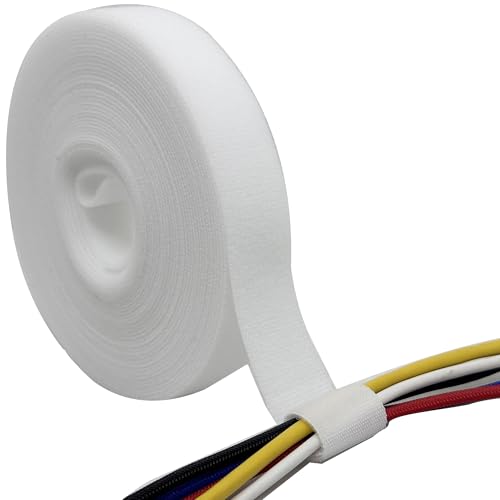 Ecohomes ECH-DSSGT-S06W Klettverschlussstreifen 2,5 cm x 9,2 m