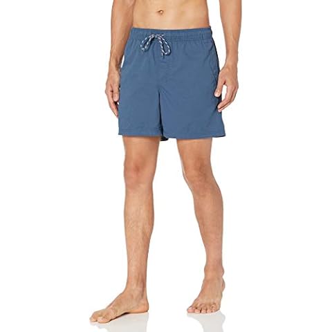 Amazon Essentials Pantalón Corto Informal con Cordón y Tiro de 15 Cm Hombre, Azul Cover