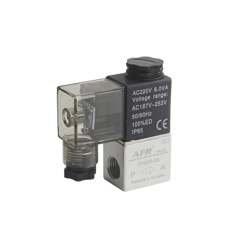 Électrovanne pneumatique 24V pour stopper les fuites d'air tuyau 8mm - 4