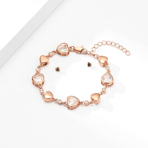 zeqingjw Heart Cremation Bracelet for Ashes - Urn Bracelet Memorial Keepsake Jewelry - Ashes Holder for Women4