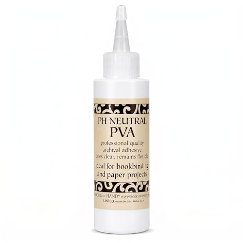 Books By Hand, PH Neutral PVA Adhesive, Bookbinding Glue,...