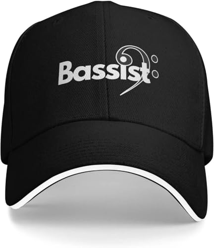 Casquette clé de basse pour musicien et bassiste style Y2K décontracté