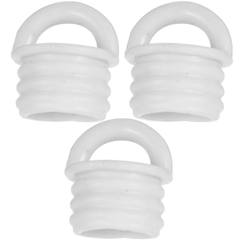 FRCOLOR 3 Piezas Tapón de Goma para Cubo de Fregona Accesorio de Sellado Pequeño y Compatible Mayoría de Cubos Rotativos para Uso Baños y