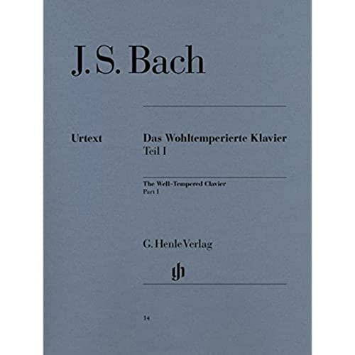 J.S. Bach: The Well-Tempered Clavier Part I BWV 846–869 | Henle Urtext Piano Sheet Music (No Fingering) | Baroque Masterwork for Study and Performance | Multilingual Songbook (English, French, German)