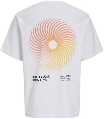 Jorsplit Back Tee Ss Crew Neck Ln 12272996 Jack & Jones Black