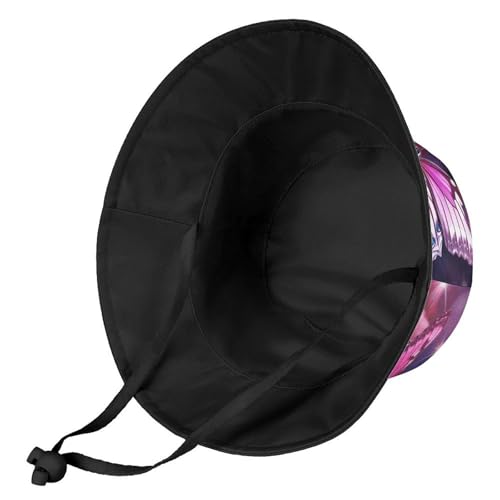 20.5in Fisherman Hats Butterfly Sun Hat for Men Women Bucket Hat Boonie Cap Travel Summer Beach Hats Black3