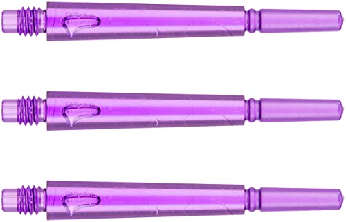 コスモダーツ フィットシャフト ギア シャフト ノーマルロック クリアパープル4