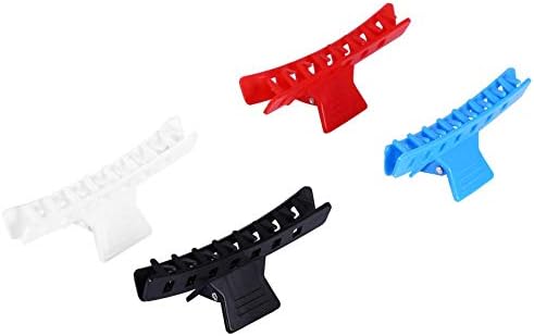 Plastikowy klips do włosów pazury, 12 szt. salon klamra do włosów klipsy spinka do włosów spinka do włosów fryzjerstwo akcesoria do stylizacji