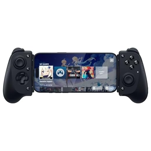 Razer Kishi V3 - Full-size mobile controller for iPhone and Android smartphones - USB-C Plug-and-Play - Anti-drift analogue sticks - 12 buttons (Sensa HD Haptics, Nexus App) Black