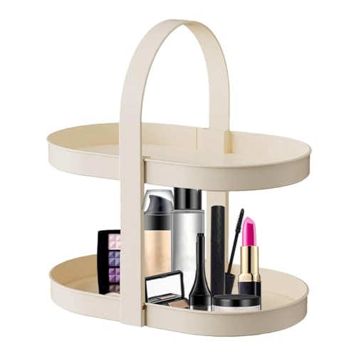Organisateur de maquillage de comptoir et étagère de rangement cosmétique portable - 2