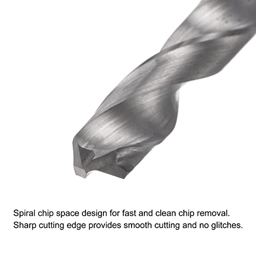 Uxcell A22021800UX0614 Solid Carbide Drill Bits, 5Mm C2/K20 Tungsten Carbide Jobber Drill Bits Straight Shank Drilling Tool thumb #2