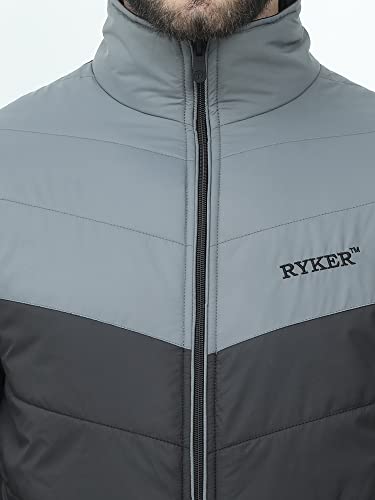 Image of Ryker Regular Fit Polyester Men's Jacket Full Sleeve Zipper Jacket for Men's