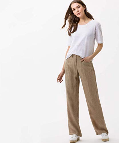 BRAX dames stijl farina linnen broek broek - Afbeelding 3