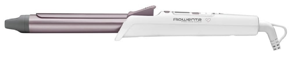Rowenta Precious Curl CF3460 Rizador con recubrimiento Keratin and shine, temperatura hasta 200° C, cable 360° y pantalla LCD, 25 mm de diámetro, Color Rosa-image