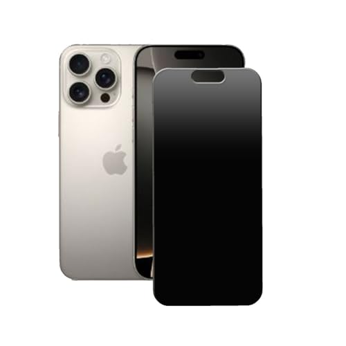 El Mejor Listado de Privacidad y pantallas de protección Top 10. 41 PLAC Mica de Hidrogel de Privacidad para iPhone 16 Pro Max - Protección de Pantalla y Privacidad - Anti-Huellas, Anti-Espía para una Experiencia Segura y Discreta.
