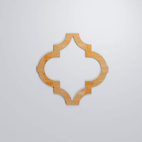 Image of Marrakesh Decorative Fretwork Wood Wall Panels, Medium, 15 3 /8 inch W x 15 3 /8 inch H x 1 /4 inch T, Alder