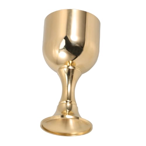 Healifty Calice in Metallo di Rame Coppa per Liquori retrò Calice per Vino Delicato Accessorio per Feste Decorativa per Uso Domestico