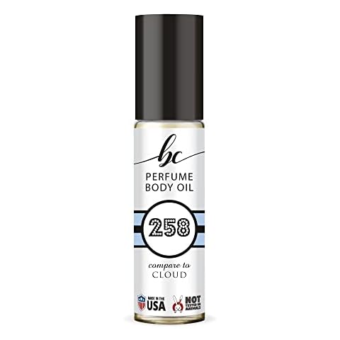 BIOCURA BC Perfume 258 Inspired by Cloud For Women Replica Fragrance Body Oil Dupes Travel Size Long Lasting Roll-On 0.3 Fl Oz/10ml Cover