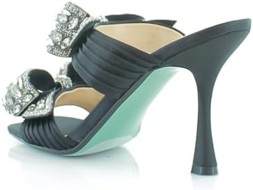 Betsey Johnson Women's Midge Heeled Sandal, Black, 5.5 | Image 4