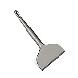 3-inch SDS Plus Chisel, Cranked Angled Bent Tile Removal Chisel for Tile, Laminate Floor, Wall Moldings, Compatible with SDS-Plus Tools (3