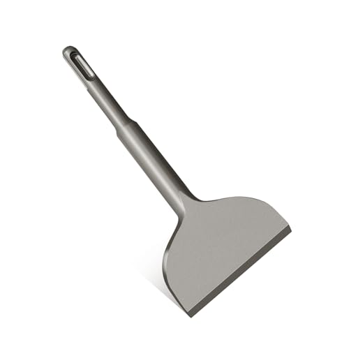 3-inch SDS Plus Chisel, Cranked Angled Bent Tile Removal Chisel for Tile, Laminate Floor, Wall Moldings, Compatible with SDS-Plus Tools (3