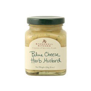 Stonewall Kitchens Blue Cheese Herb Mustard 8-Ounce Jars (Pack of 6)