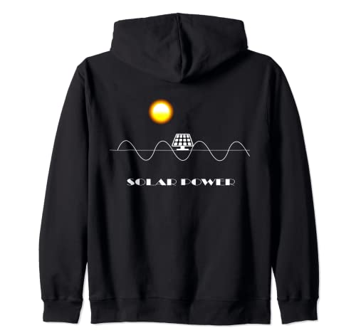 Solar Power Fotovoltaica Generador de energía Cambio climático Sudadera con Capucha