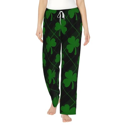 Pantalon de pyjama en polaire femme flanelle vêtement nuit homewear