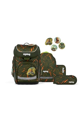 ergobag cubo Set ergonomischer Schulranzen Klassisch 5-teilig 1. Klasse Grundschule