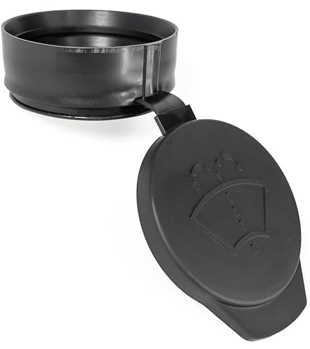 Click&Fit Windshield Washer Fluid Reservoir Cap compatible with Tesla Model S 3 X Y from 2012 to 2024 – Car Water Tank Bottle Cap replaces 1131028-00-A, Black