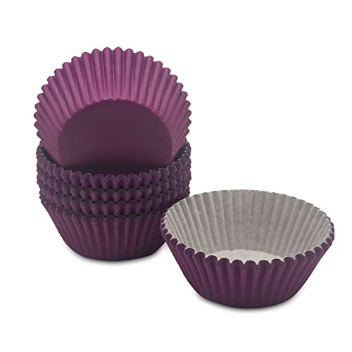 Image of Standard Baking Cups, Classic Purple Greaseproof Festive Cupcake Liners, 150-Count