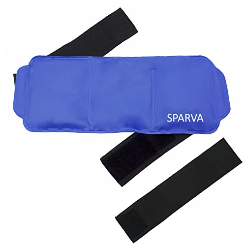 Image of Pain Relief Flexible Ice Pack for Injuries | Hot & Cold Therapy Reusable Gel Pack /Heat Wrap - Great for Back, Waist, Shoulder, Neck, Ankle, Knee and Hip (Large Pack:14 inch X 6 inch)