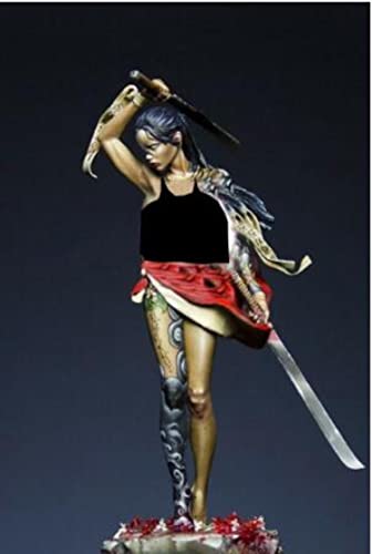 Figura modelo de resina guerrera 75 mm sin armar miniatura 1