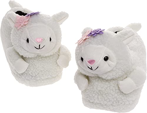 Funziez! Fuzzy Animal Slippers Womens & Mens, Funny Indoor House Shoes, Cute Stocking Stuffer Gift Holiday Christmas Hanukkah