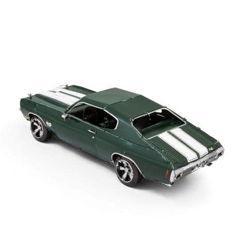 Fascinations Metal Earth 1970 Chevy Chevelle Metal Model Kit Bundle with Tweezers - Image 5